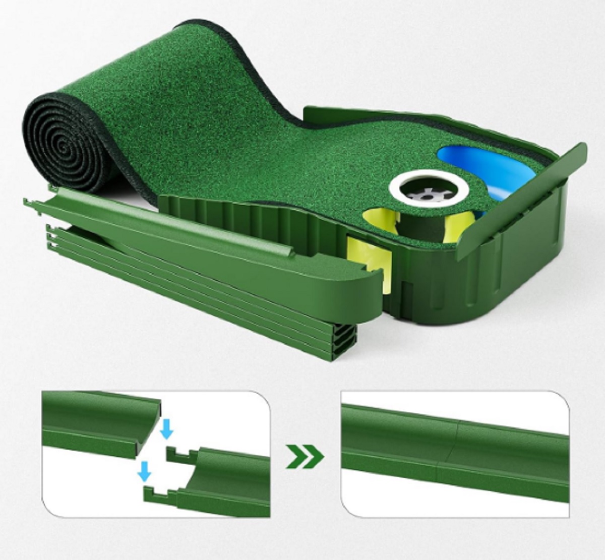 Kvalitná golfová tréningová podložka na minigolf